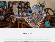 Tablet Screenshot of persianhandicraft.org